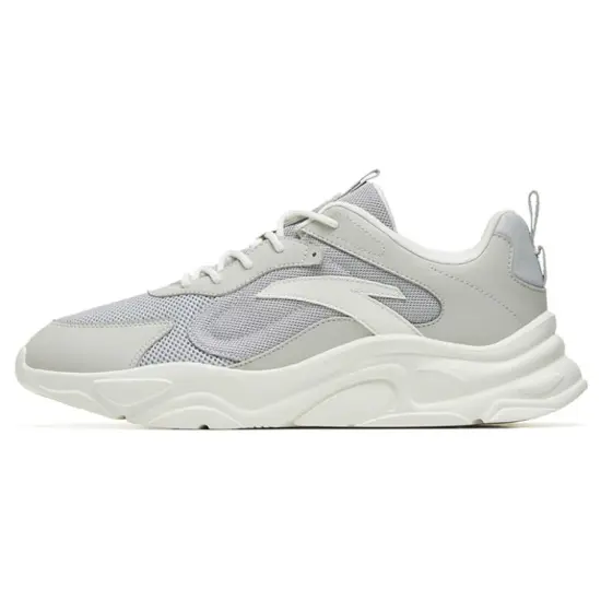 ANTA Millennium 2.0 Chunky Sneakers Men Low-Top Gray White