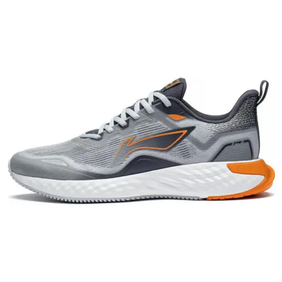 LINING Chasing-clouds Running Shoes Men Low-Top Gray Black