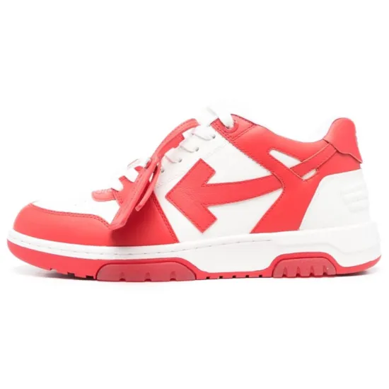 OFF-WHITE Out Of Office Low White Red