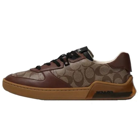 COACH CitySole Low Top Stylish Skateboarding Shoes Men's Brown
