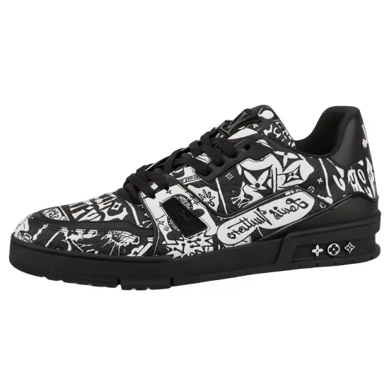 LOUIS VUITTON Lv Trainer Sneakers 'Comic Black White'