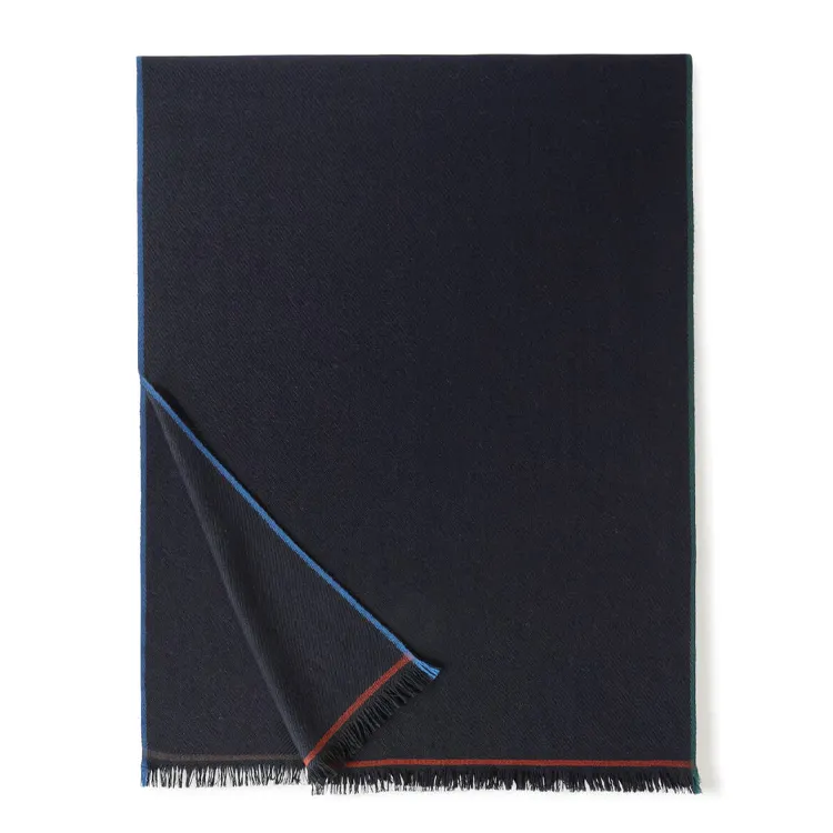 Loro Piana Knit Scarves Men's Marine Blue