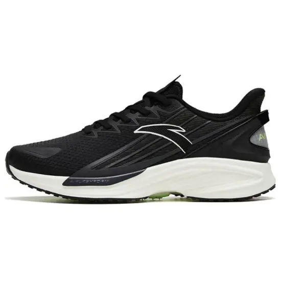 Anta A-Grip Pro Cushioning Anti-Slip And Wear-Resistant Low-Top Running Shoes Men's Black