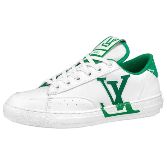 LOUIS VUITTON Charlie Skateboard Shoes Men Low-Top White/Green