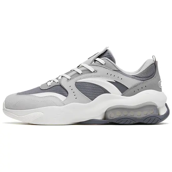 Anta Kaiyuan 982 Non slip Wear resistant Shock Absorption Low Top Sports Casual Shoes Women's Night Mist Gray