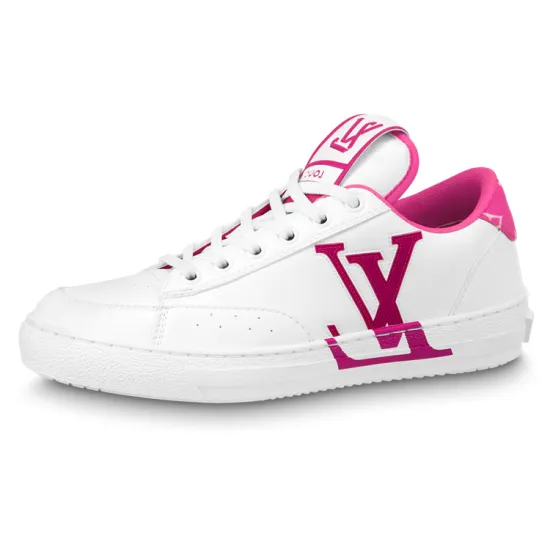 LOUIS VUITTON Charlie Sneakers 'White Fuchsia' Women's