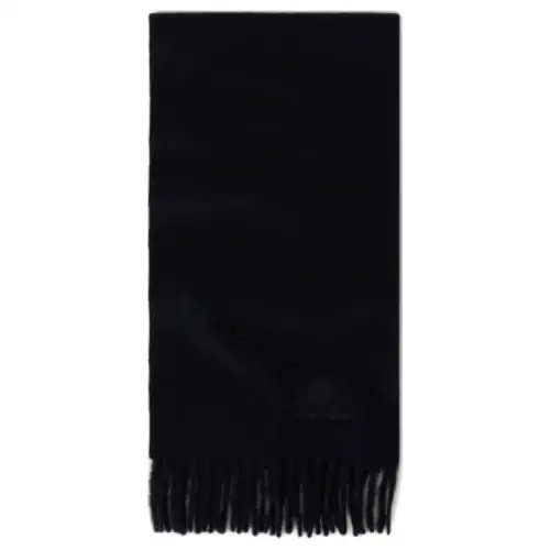 Loro Piana Cashmere Knit Scarves Kids' Marine Blue