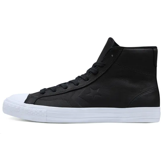 Converse Star Player 76 Skateboarding Shoes Unisex High-top White/Black