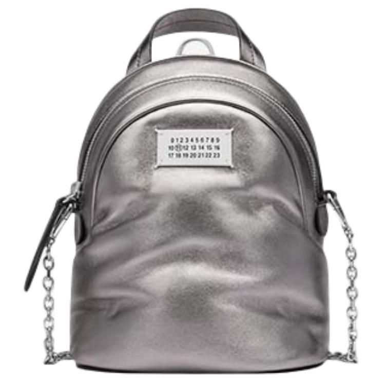 Женский рюкзак Maison Margiela (серебряный)