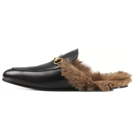 GUCCI Princetown Slipper Black 2015 ReEdition Leather