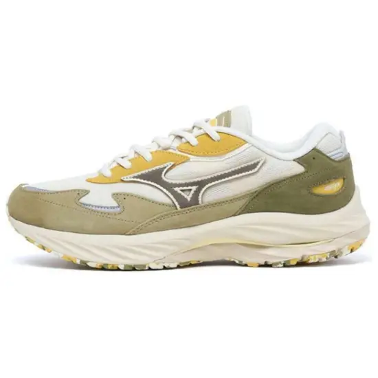 Mizuno Wave Rider Beta Casual Shoes Unisex Low-Top Milk Brown White