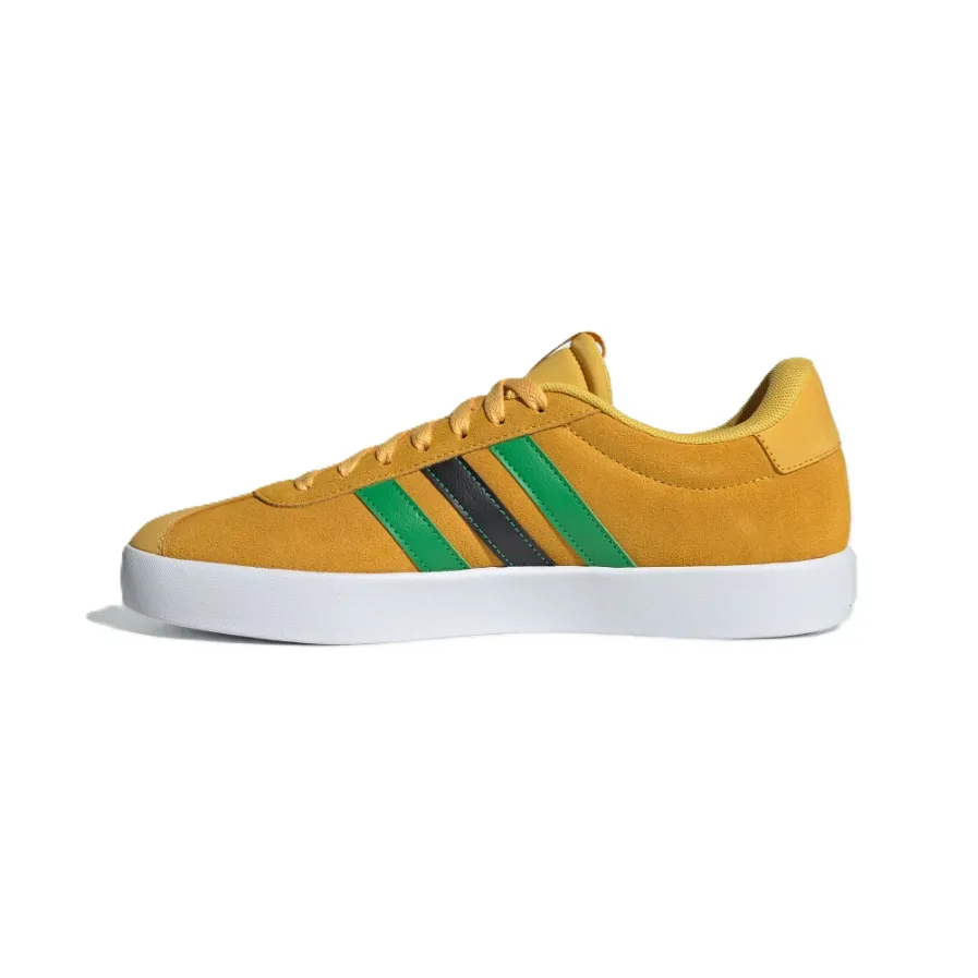 Adidas VL COURT 3.0 Leather Comfortable Slip Resistant And Abrasion Resistant Coverage Low top Tennis Shoes Unisex