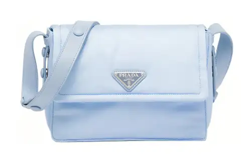 PRADA Re Nylon Recycled Nylon Crossbody Handbag Men's Blue