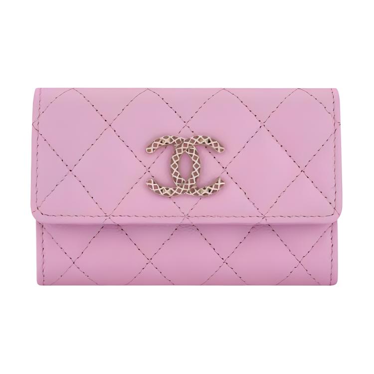 Женский кошелек Chanel (сиреневый)