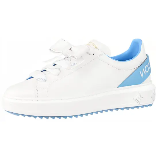 LOUIS VUITTON Time Out Sneakers 'White With Blue' Women's
