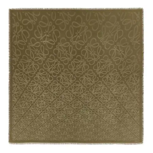 LOEWE Silk Scarves Women's Green
