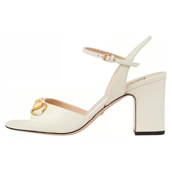 GUCCI Horsebit Mid heel Sandals