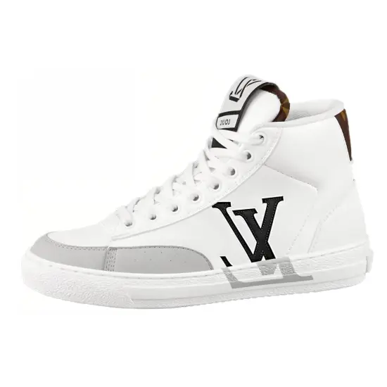 LOUIS VUITTON Charlie Ankle Sneakers 'White Grey Black' Women's