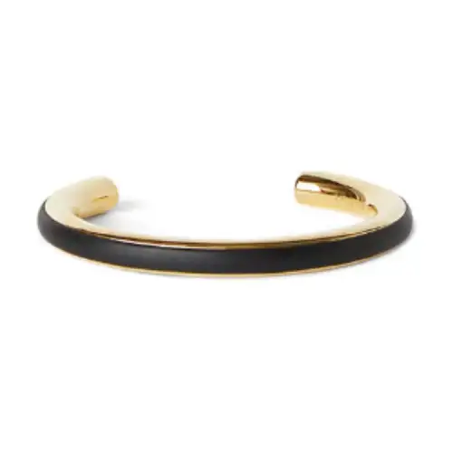 Loro Piana Brass Bangles Women's Black