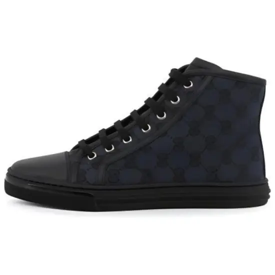 GUCCI Skateboard Shoes Women's High-Top Black