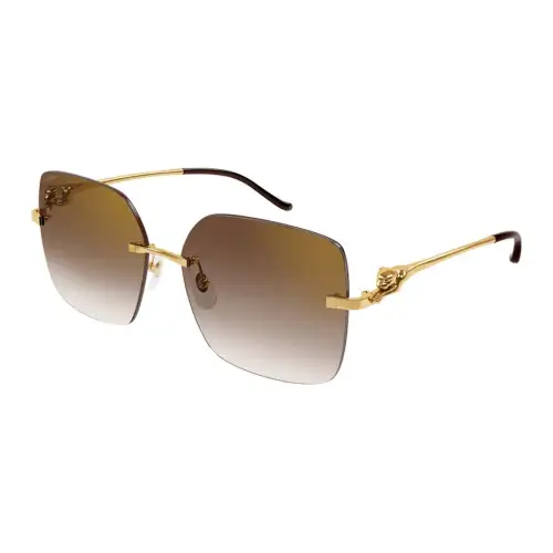 Cartier Square Rimless Sunglasses