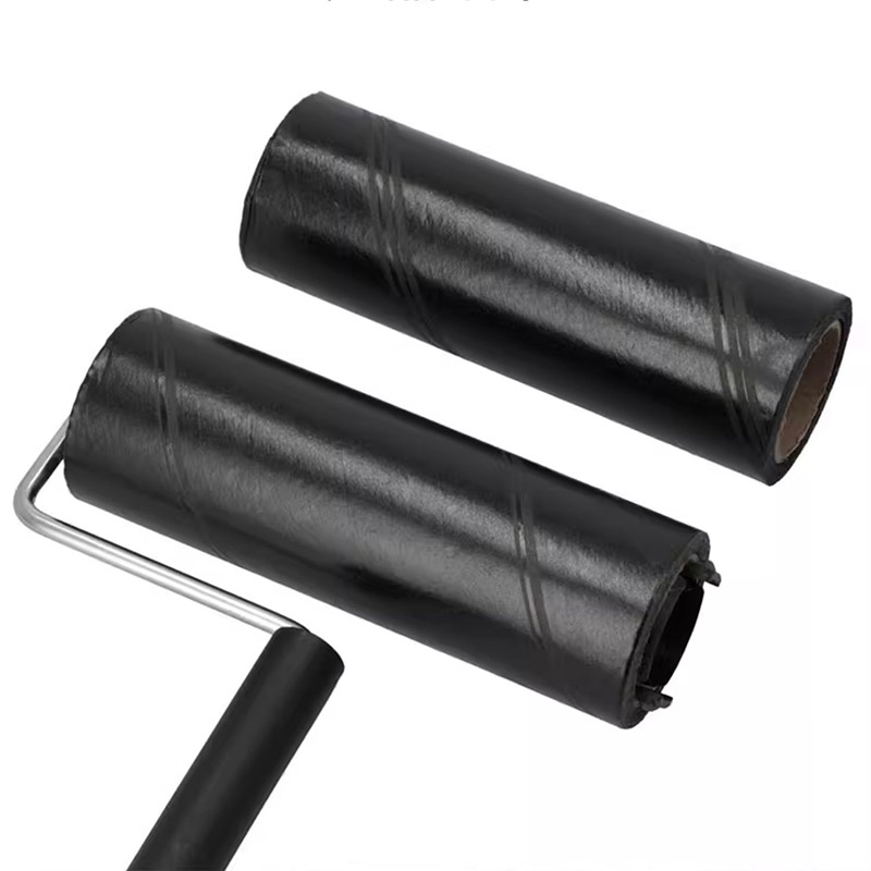 NITORI Japanese original design dust removal roller/sticky hair roller simple home use for home dormitory rental during the school season strong adhesive roller replacement pack 2 tubes 160mmX90 sheets black