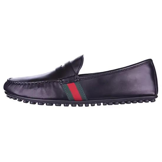 GUCCI Gommino Loafers Men Black