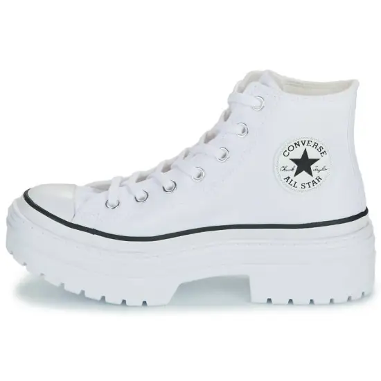 Chuck Taylor All Star Women's Converse Lugged Heel Platform High 'White Black' Women's