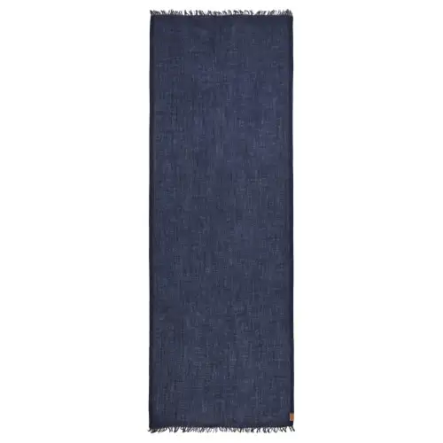 LOEWE Cashmere, Calfskin Knit Scarves Women's Blue
