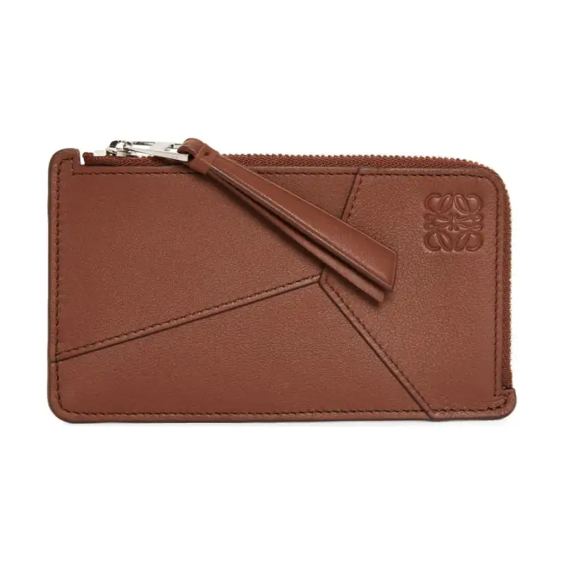 LOEWE Puzzle Calfskin Wallet Men's Brownie