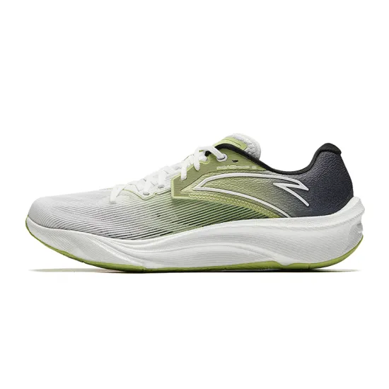 ANTA Asphalt Road Fighter 2.0 Running Shoes Men Low-Top Papyrus White/Mint Green/Basic Black