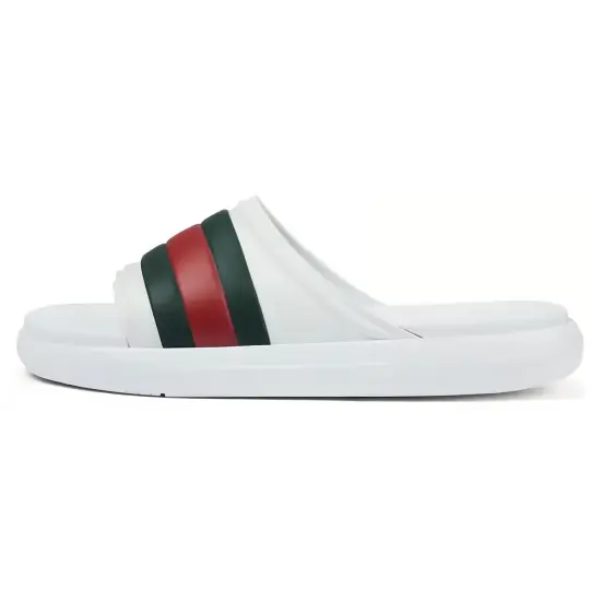 GUCCI Slide Slippers Men White