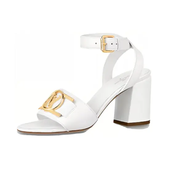 LOUIS VUITTON Lock It One-Strap Sandals Women's