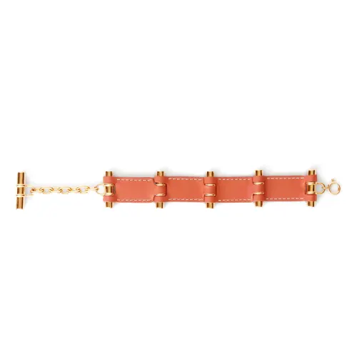 Loro Piana Calfskin Wristbands Women's Brown