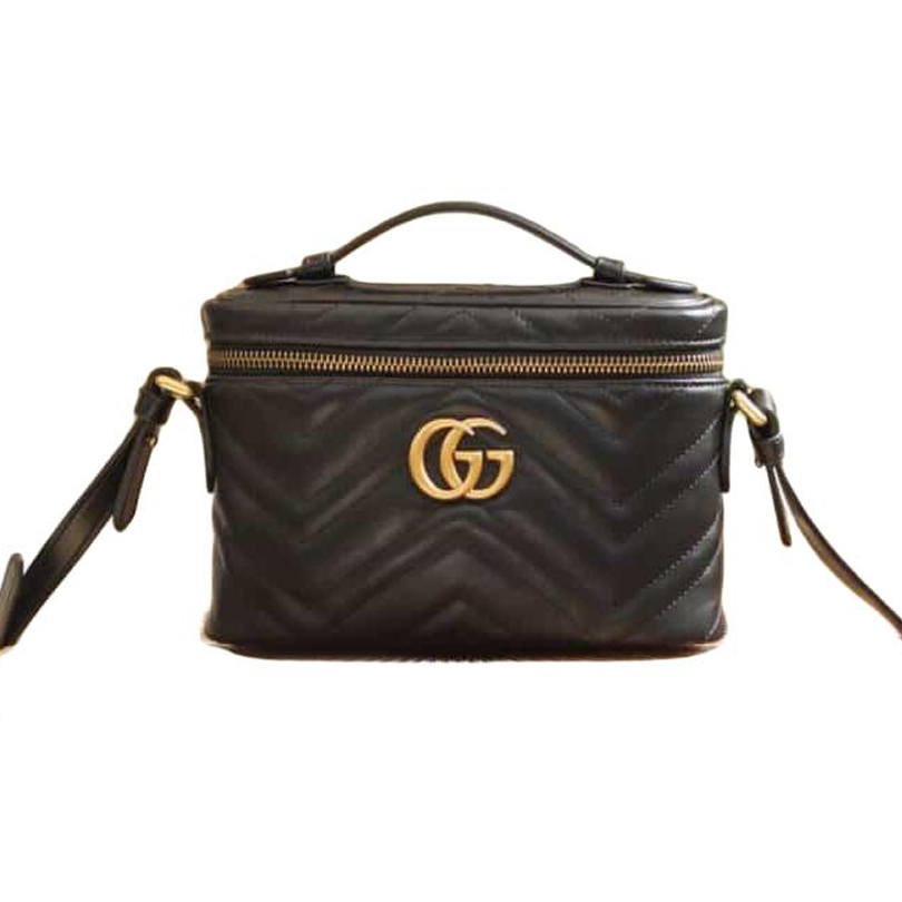 Женская сумка Gucci Marmont Logo (черная) — фото 2
