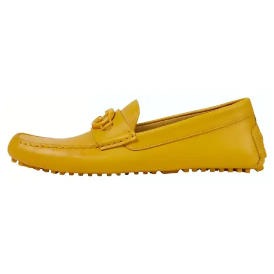 GUCCI Interlocking Men's Casual Shoes Men Low-Top Yellow