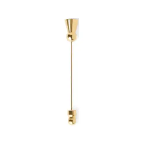 Loro Piana Brass Brooches Women's Gold