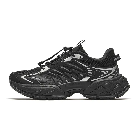 ANTA Star Moon 2 Chunky Sneakers Women's Low-Top Black