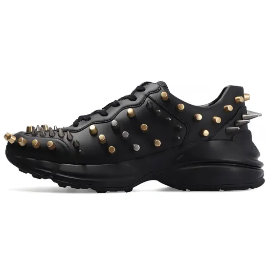 GUCCI Casual Shoes Men Low-Top Black