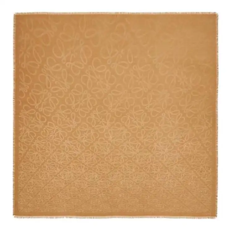 LOEWE Silk Scarves Women's Yellow