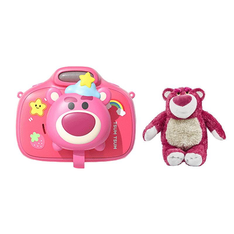 Disney Disney, strawberry, digital touch camera, compatible fill light for men and women for students, 20cm, touch screen