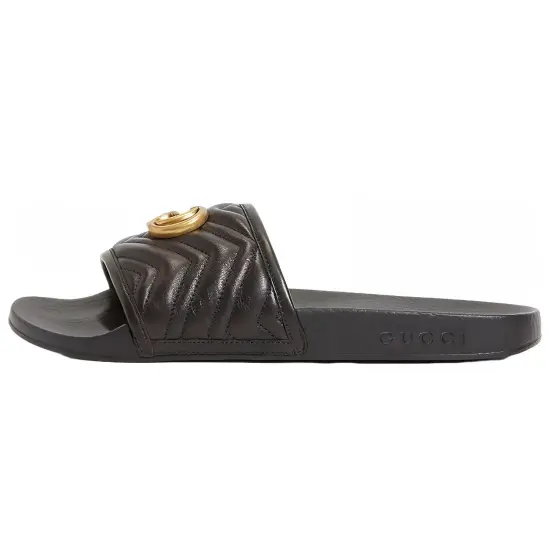 GUCCI Women's Gg Marmount Slide 'Black' Women's