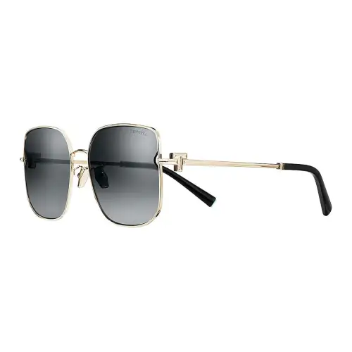 TIFFANY & CO. Metal Square Sunglasses Women's Gold