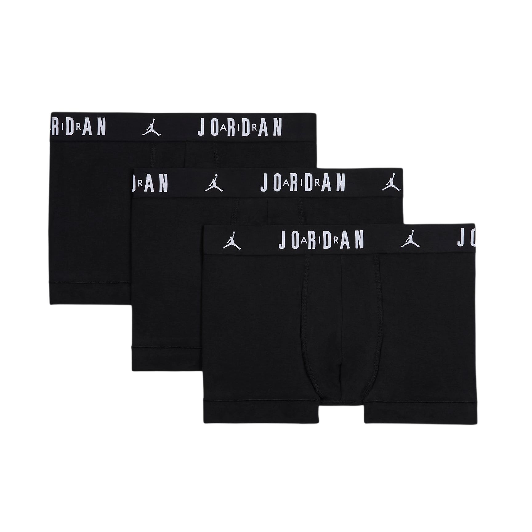 Мужские штаны Jordan Jordan Flight Cotton Boxer Briefs (3-Pack) 3 (черные)