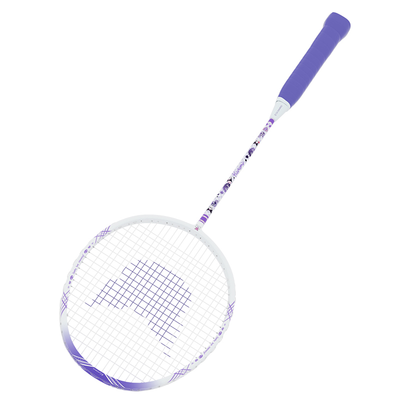 Sanrio Kuromi KDA23141 KU Full Carbon Badminton Rackets Offensive Type Heavy Head, Stiff Shaft Upper Class 66.5cm