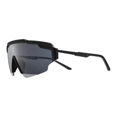 Nike Rubber Irregular Shape Sunglasses Unisex Black