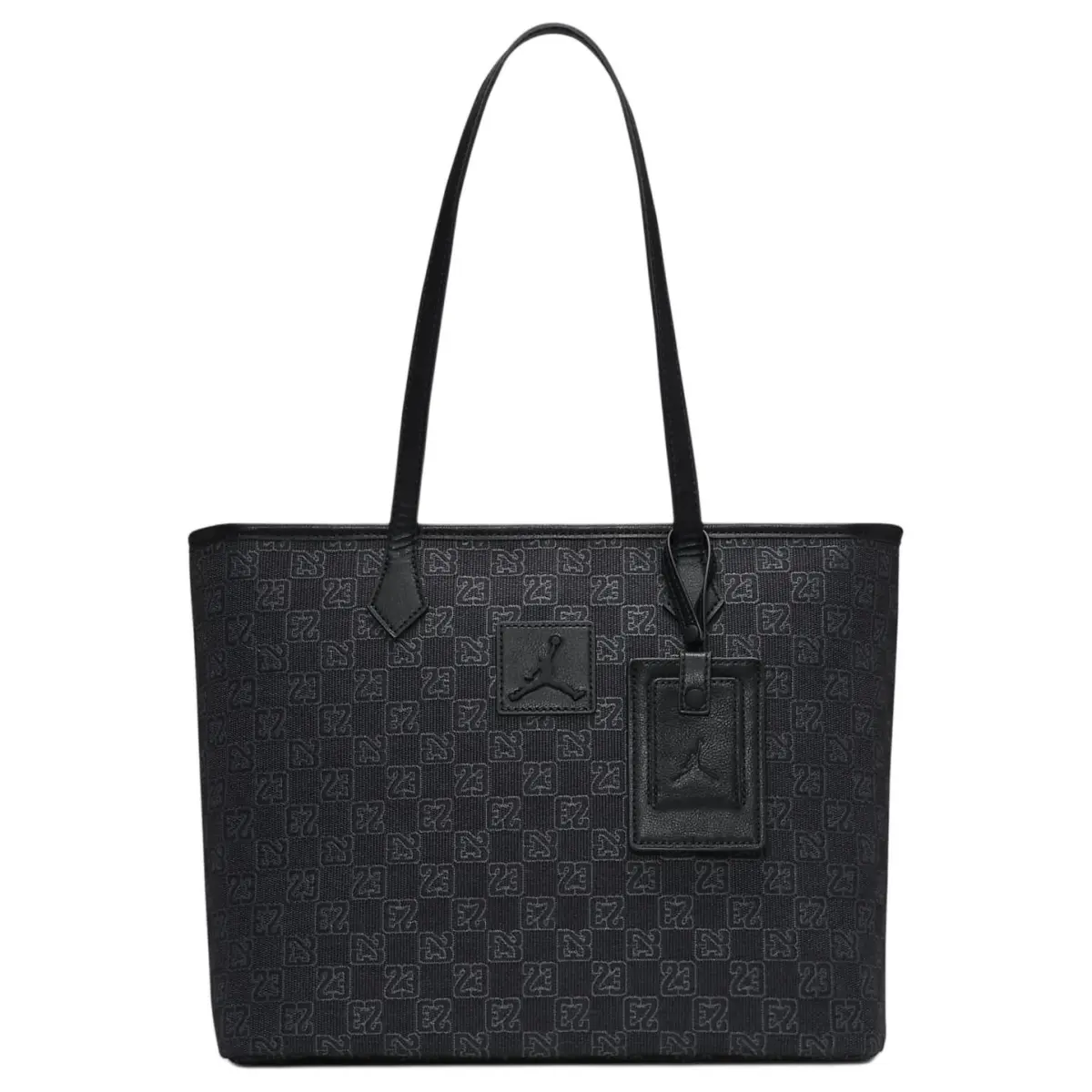 Jordan Monogram Polyester Tote Bag, Shopping Bag, Shoulder Bag, Handbag Men's Black