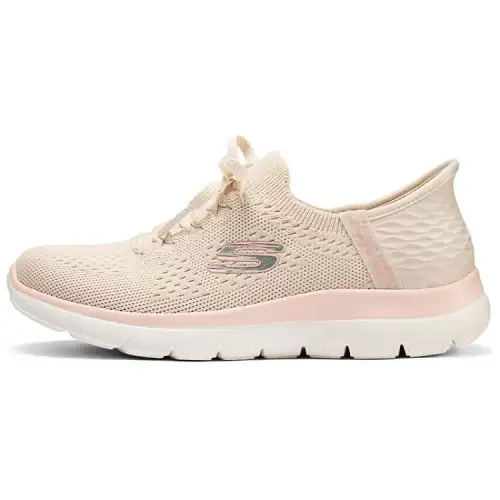 Skechers Low top Casual Shoes Women's Beige Pink