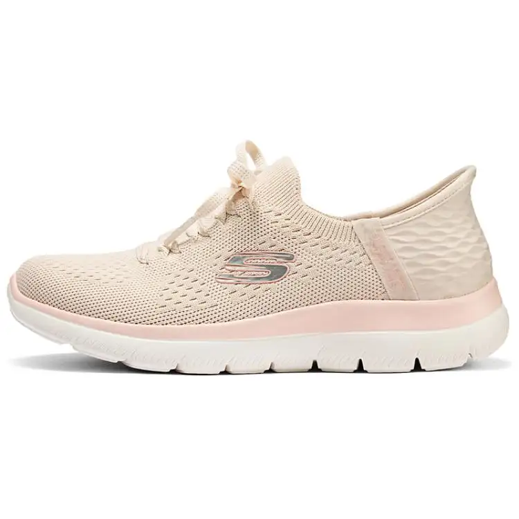 Skechers Low top Casual Shoes Women's Beige Pink
