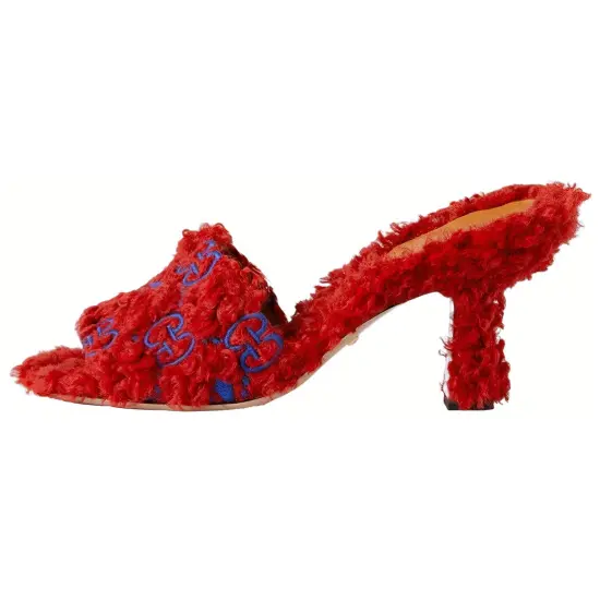 Adidas Originals X GUCCI Slide Slippers Women's Red